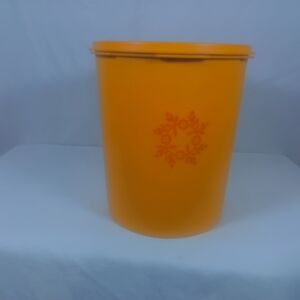 Tupperware Orange Food Storage Container